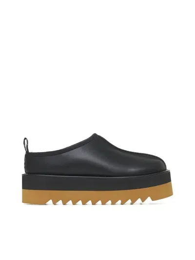 Stella Mccartney Black Alter Mat Sneak Elyse Slippers