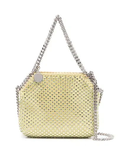 Stella Mccartney Shoulder Bag With Decoration In Lime