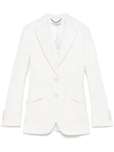 Stella Mccartney Single-breasted Blazer In White