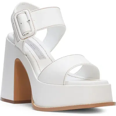 Stella Mccartney Skyla Platform Sandal In White