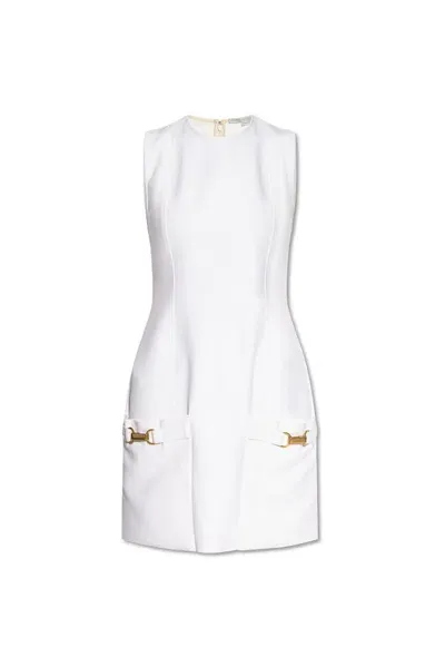 Stella Mccartney Sleeveless Mini Dress In White