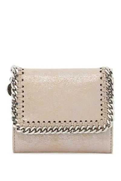 Stella Mccartney Small Falabella Wallet In Beige