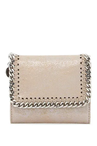 Stella Mccartney Small Falabella Wallet In Gipsy Red (beige)