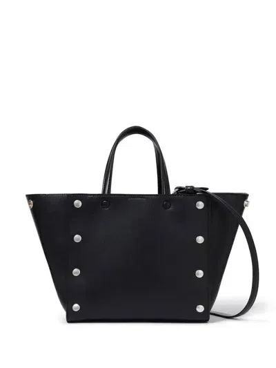 Stella Mccartney Small Stella Studs Tote Bag In Black