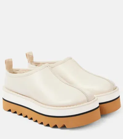 Stella Mccartney Sneak-elyse Slipper In Nude & Neutrals