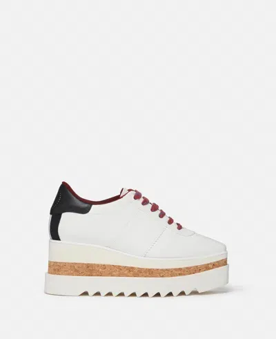 Stella Mccartney Sneak-elyse Platform Sneakers In White