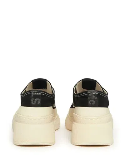 Stella Mccartney Sneakers In Blackwhite