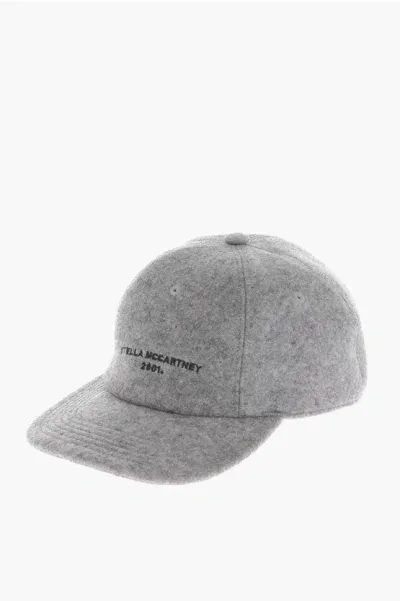 Stella Mccartney Solid Color Cap With Embroidered Logo