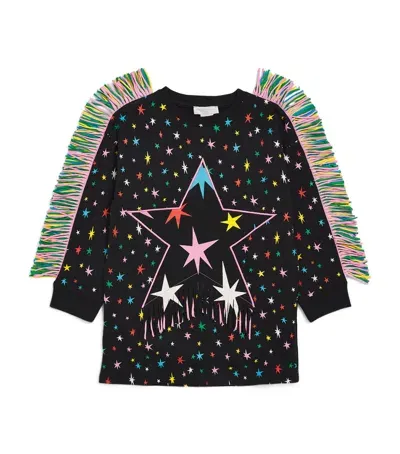 Stella Mccartney Kids' Star Print Dress In Black