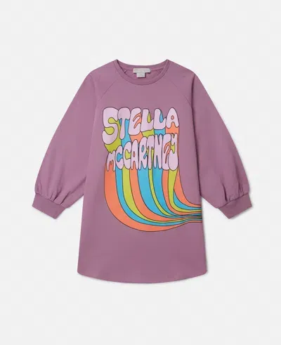 Stella Mccartney Stella Graphic Sweatshirt In Dusty Pink