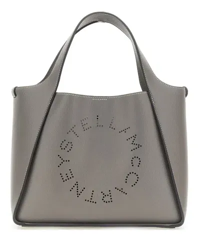 Stella Mccartney Stella Logo Crossbody Bag In Grey