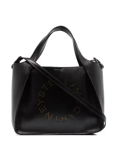 Stella Mccartney Stella Logo Tote Bag In Black