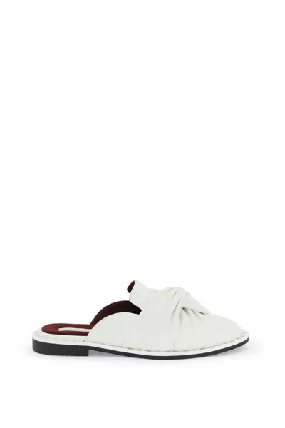 Stella Mccartney Crossed-strap Mules In White