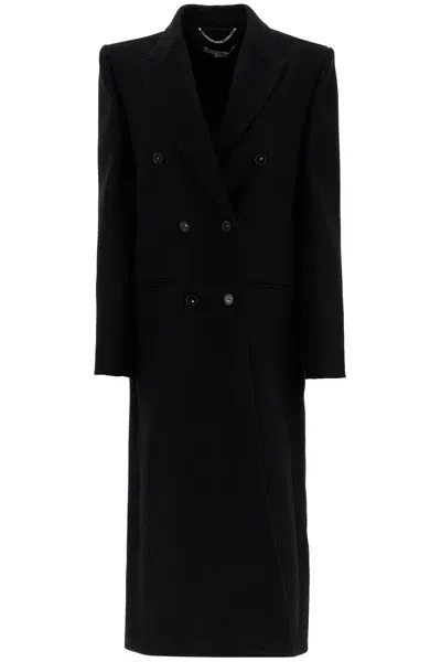 Stella Mccartney Stella Mc Cartney Long Double Breasted Coat In Black