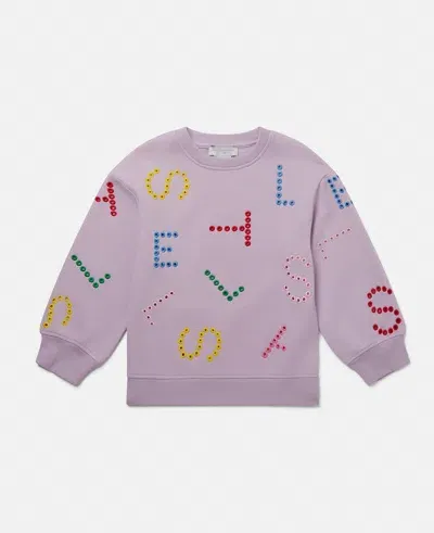 Stella Mccartney Stella Pattern Sweatshirt In Pink