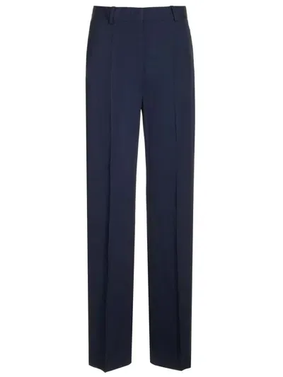 Stella Mccartney Straight Leg Trousers In Blue