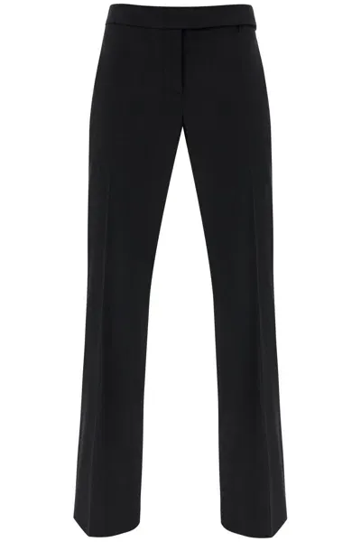 Stella Mccartney Stretch Twill Pants For Men In Black