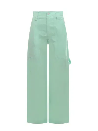 Stella Mccartney Trouser In Green