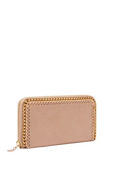 Stella Mccartney Wallets In Butter Cream