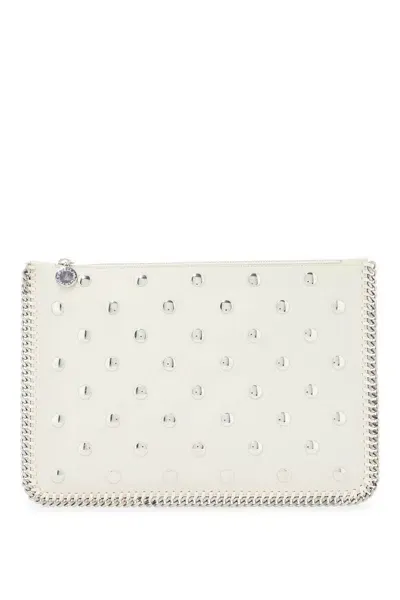 Stella Mccartney Women's Falabella Studded Pouch With In Neutrals