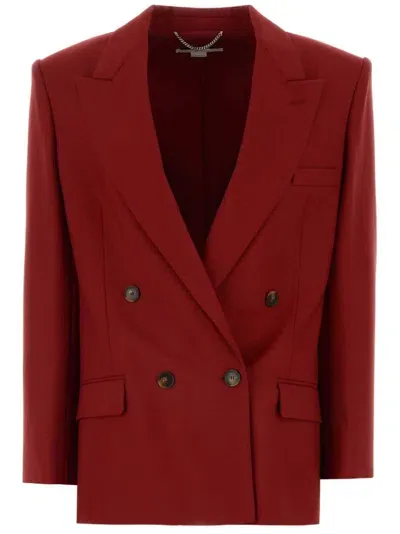 Stella Mccartney Wool Blazer In Red