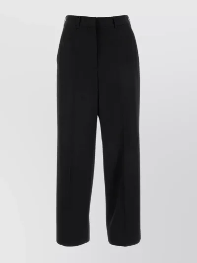 Stella Mccartney Concealed Trousers In Black