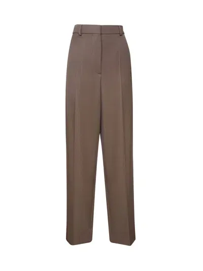 Stella Mccartney Wool Trousers In Beige