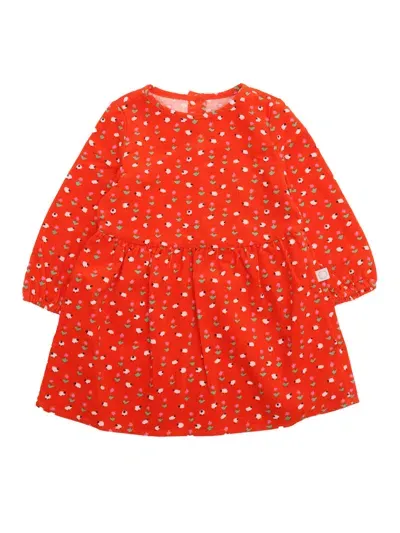 Stella Mccartney Kids' Woven Dress In Red