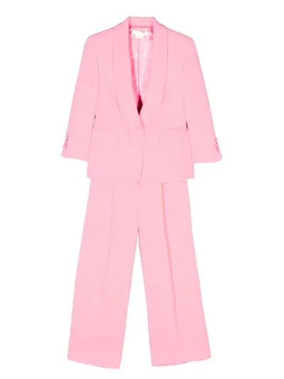 Stella Mccartney Woven Tracksuit In Pink & Purple