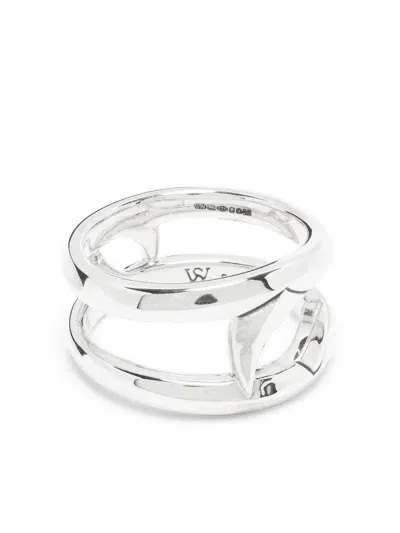 Stephen Webster Sterling Silver Double Thorn Ring