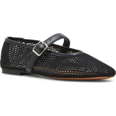 Steve Madden Dreaming Mary Jane Flat In Black Multi