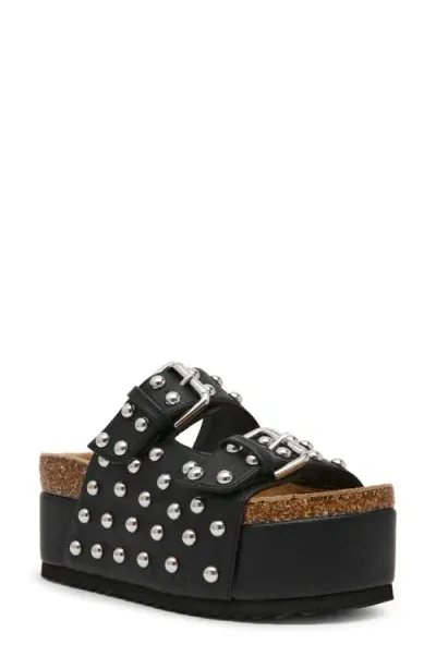 Steve Madden Kali Studded Platform Sandal In Black,stud