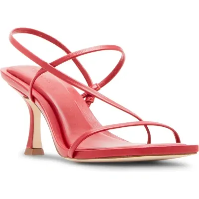 Steve Madden Lock Sandal In Red