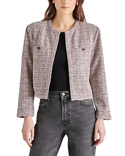 Steve Madden Manon Tweed Jacket In Multi