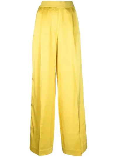 Stine Goya Ciara Wide-leg Trousers In Gelb