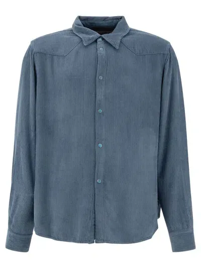 Stockholm Surfboard Club Corduroy Shirt In Blue