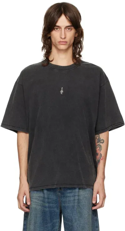 Stolen Girlfriends Club Black Snake Dagger T-shirt In Jet Black