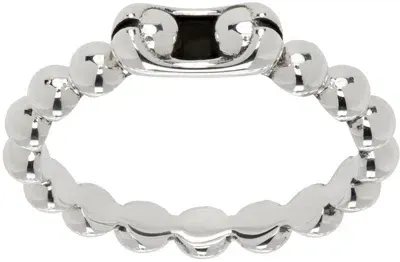 Stolen Girlfriends Club Silver Ball Chain Ring In Sterling Silver