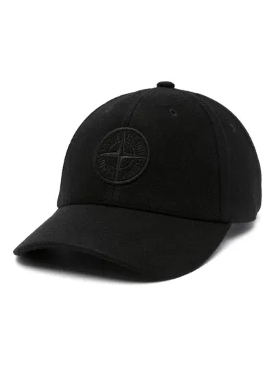 Stone Island Hat In Black