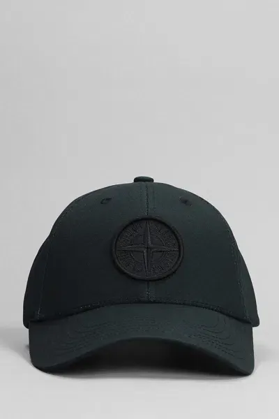 Stone Island Hats In Black