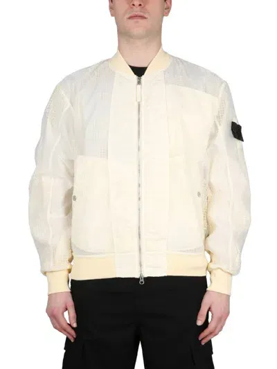 Stone Island Shadow Project Distorted Bomber In Multicolour