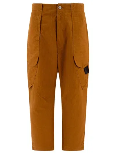 Stone Island Shadow Project Shadow Compass Trousers In Brown