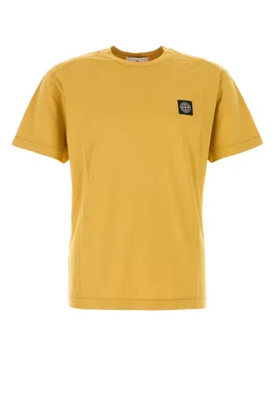 Stone Island T-shirt In Yellow