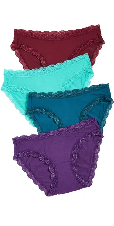 Stripe & Stare The Original Knickers 4 Pack Bijou Tones