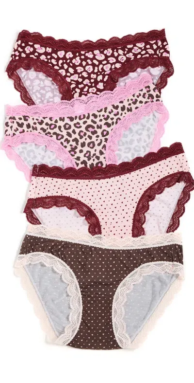 Stripe & Stare The Original Knickers 4 Pack Rouge Leopard