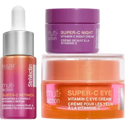 Strivectin ® Brighten & Rejuvenate Super-c Holiday Set (limited Edition) $92 Value In No Color