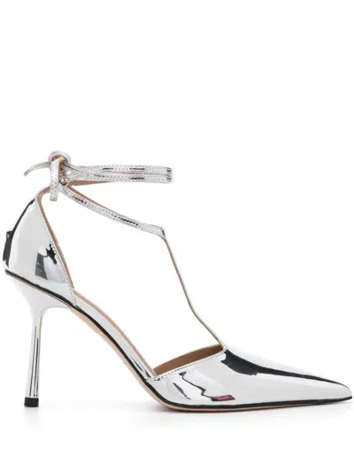 Studio Amelia 90mm Gisele Pumps In Silver