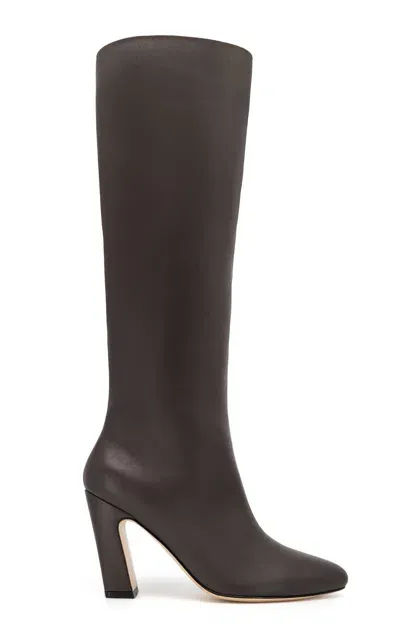 Studio Amelia Cassidy Leather Knee Boots In Brown