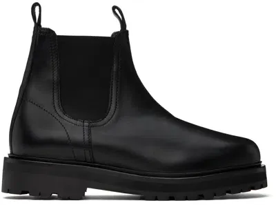 Studio Nicholson Black Kick Chelsea Boots