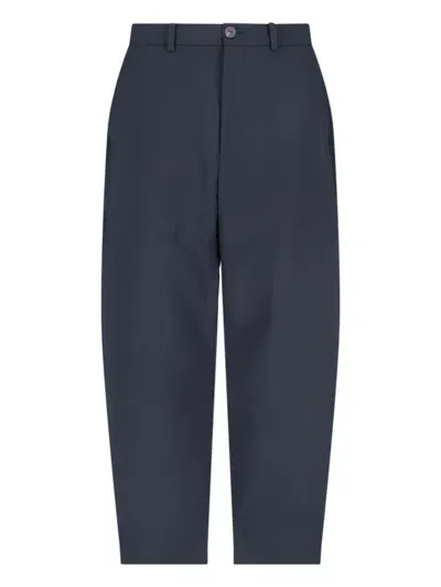 Studio Nicholson Trousers In Blue